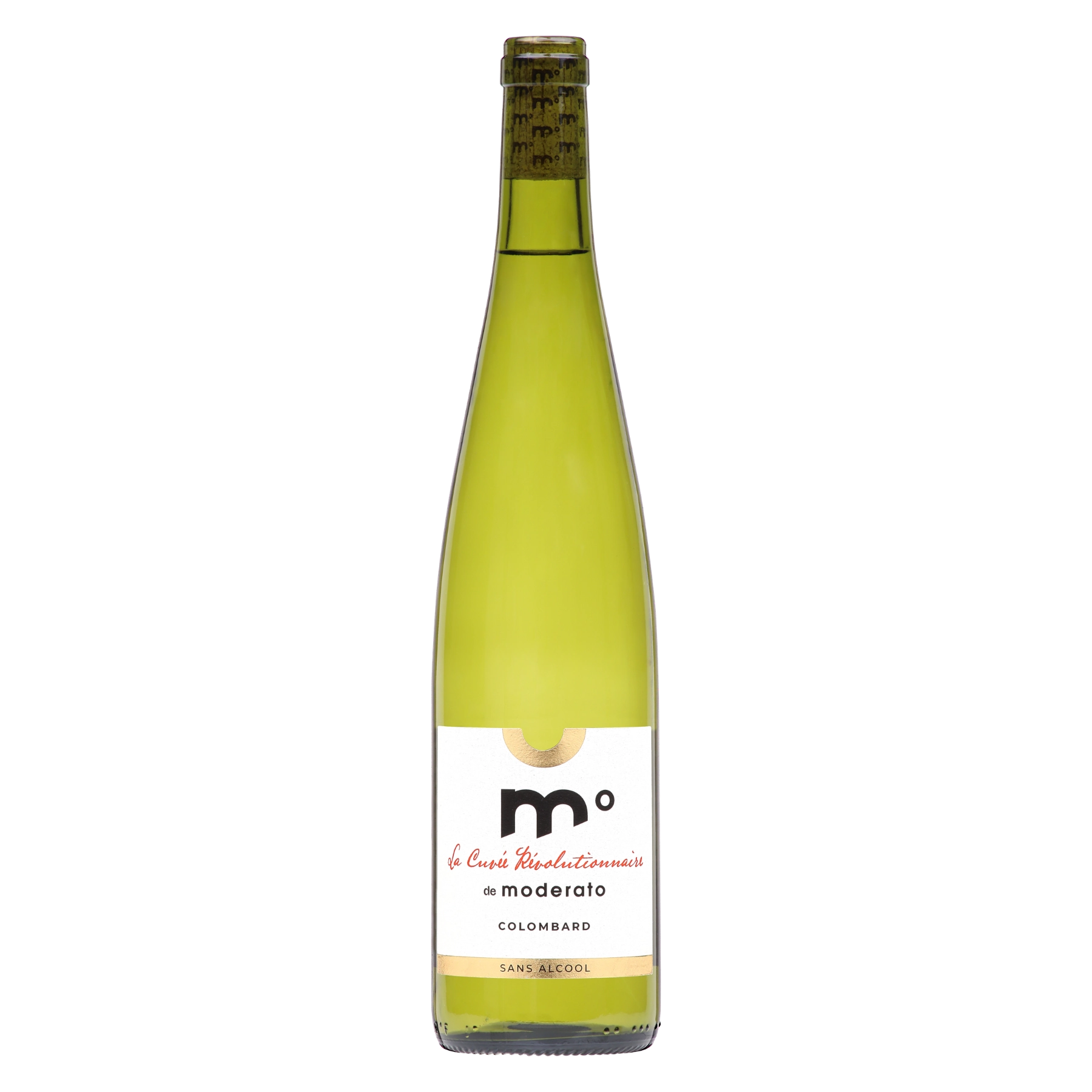 Moderato Cuvée Révolutionnaire Colombard alcohol-free white wine 0.0% France 750 ml bottle