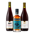 Alcohol-free bundle with one Moderato Merlot-Tannat bottle, one Havaniets bottle, and one Moderato Pinot Noir bottle.