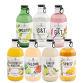 Sir James 101 alcohol-free mocktails full range bottles 250 ml including Mojito, G&T, Pink G&T, Paloma, Ginger Mule, Spritz and Passionfruit Martini