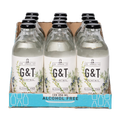 Sir James 101 G&T alcohol-free mocktail 12×250 ml bottles in an open tray, front view