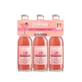 Yoleau Raspberry Spritz mocktail 0.0% alcohol-free drink pack of 3 bottles 250 ml each.