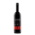 LUSSORY Premium Merlot Non-Alcoholic Red Wine 750 ml bottle on transparent background.