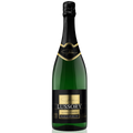 LUSSORY Premium Sparkling Non-Alcoholic White Wine 750 ml bottle on transparent background.